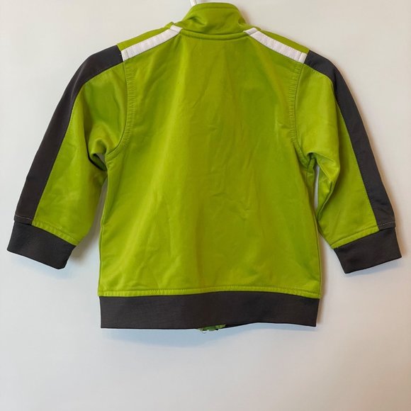 Jordan Baby Boys Size 18 Months Long Sleeve Full Zip Track Jacket Green Logo - Picture 8 of 13
